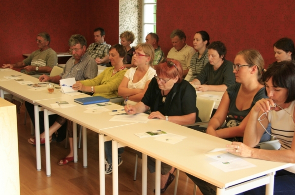 Ustanovni člani Odbora za kulturno dediščino BOK (foto: Darja Kranjc)