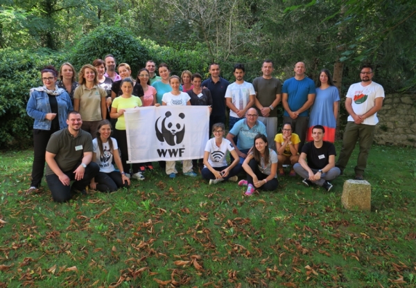 Udeleženci in snovalci delavnice WWF (foto: Darja Kranjc)