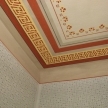 Ena izmed rekonstruiranih stenskih in stropnih dekoracij