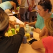 Udeleženci delavnice WWF med vajami v učilnici Naravoslovnega centra PŠJ (foto: Letizia Fambri)