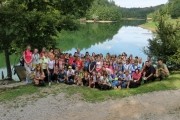 Učenci Mreže šol parka Škocjanske jame začeli novo šolsko leto na akumulacijskem jezeru Mola